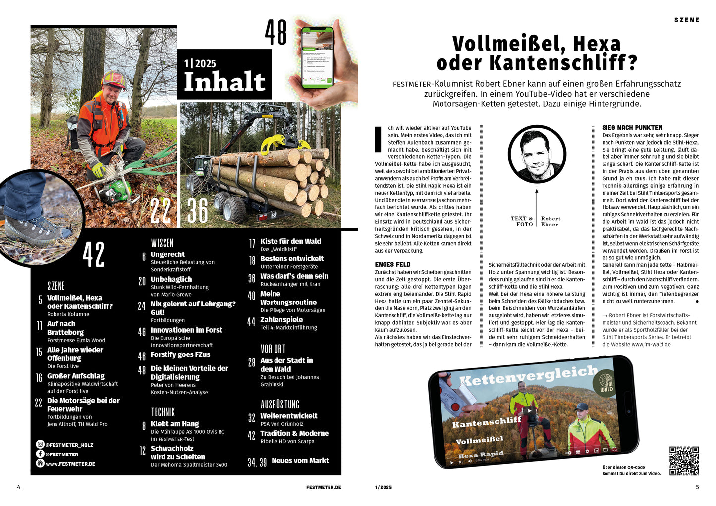 Festmeter, 1. Ausgabe 2025