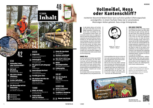 Festmeter, 1. Ausgabe 2025