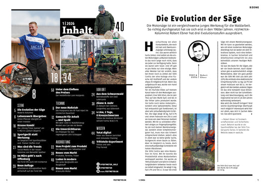 Festmeter, 1. Ausgabe 2026