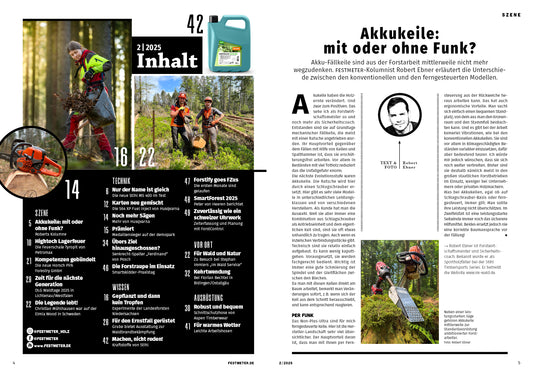 Festmeter, 2. Ausgabe 2025