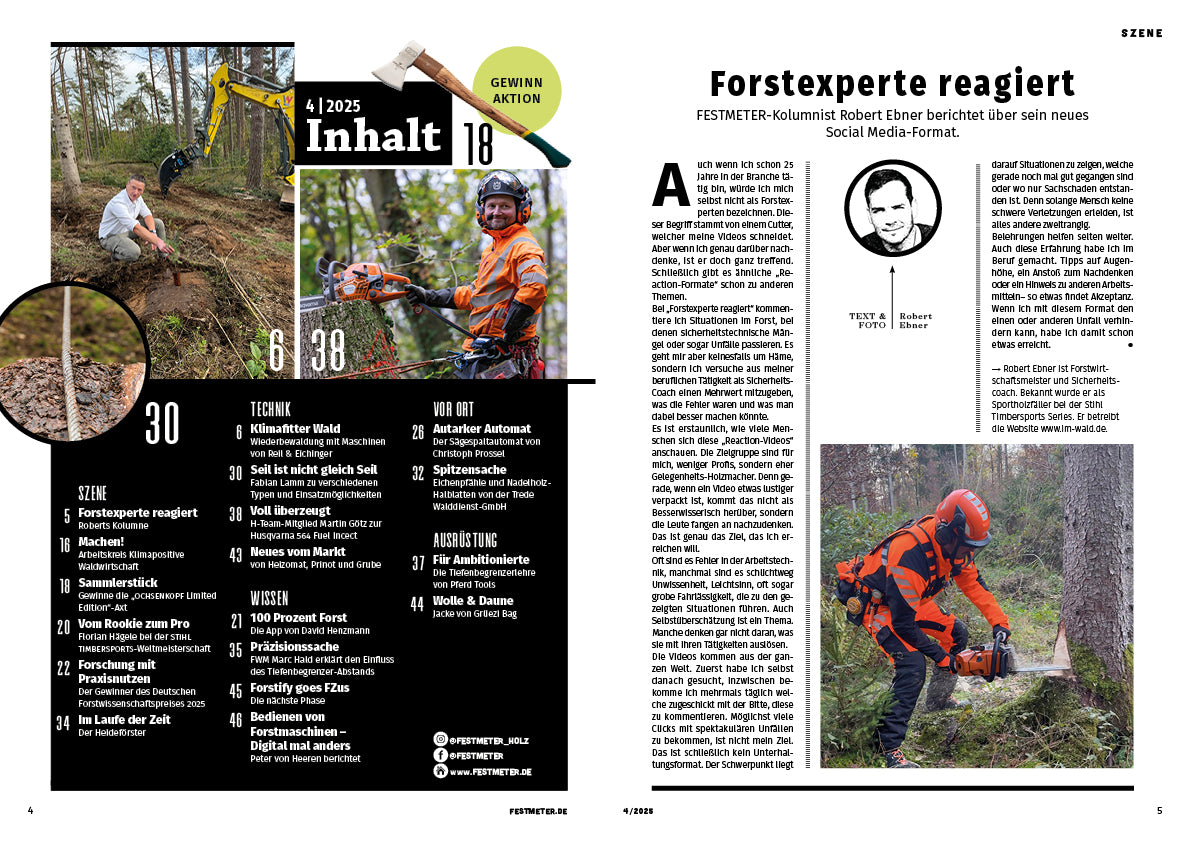 Festmeter, 4. Ausgabe 2025